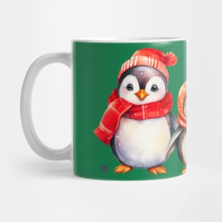 Christmas penguins Mug